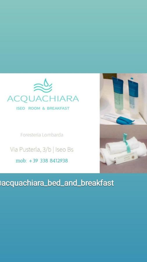 Acquachiara Iseo Deluxe Bed & Breakfast Iseo Center With Garden And Parking Inside Foresteria Εξωτερικό φωτογραφία